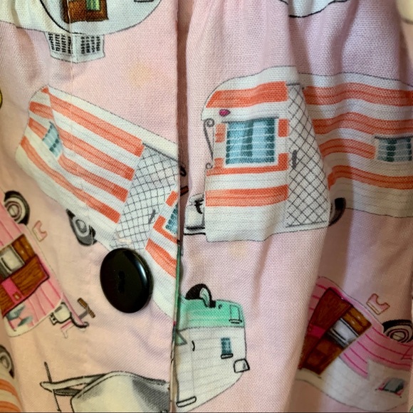 ModCloth Retrolicious Pink Camper Sleeveless Dress - Picture 5 of 7